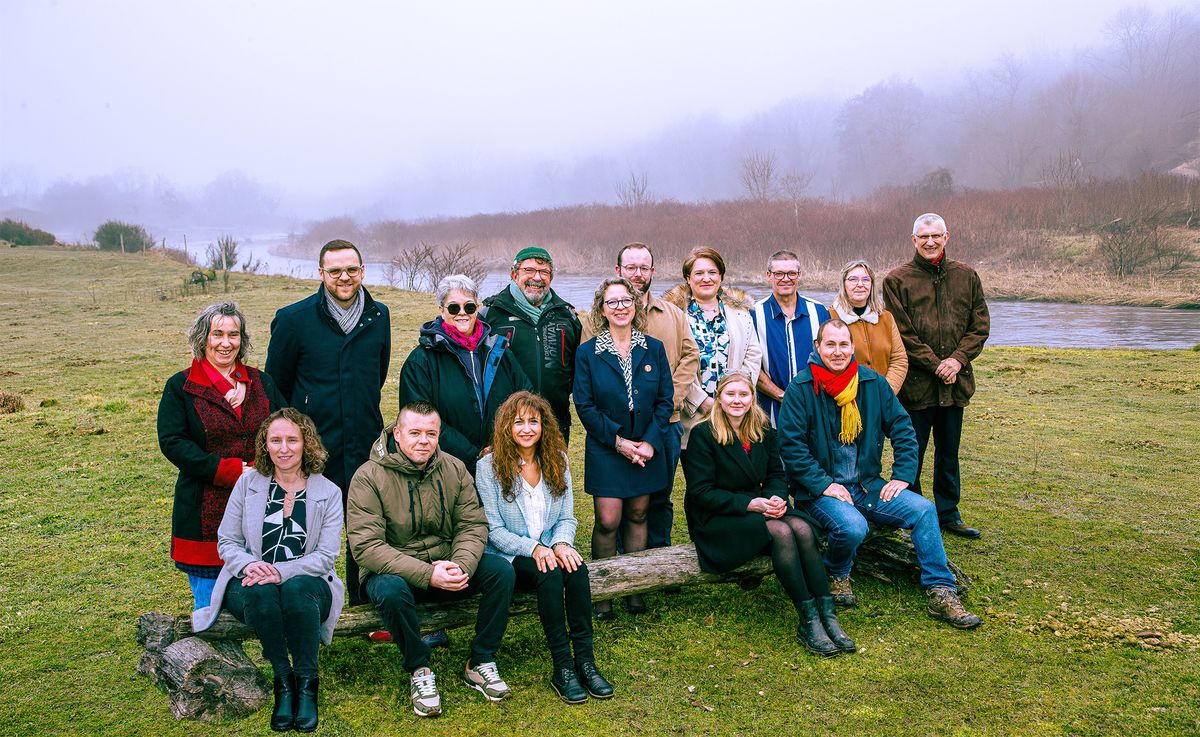 L'équipe Vivre Ensemble au bord de la Moselle